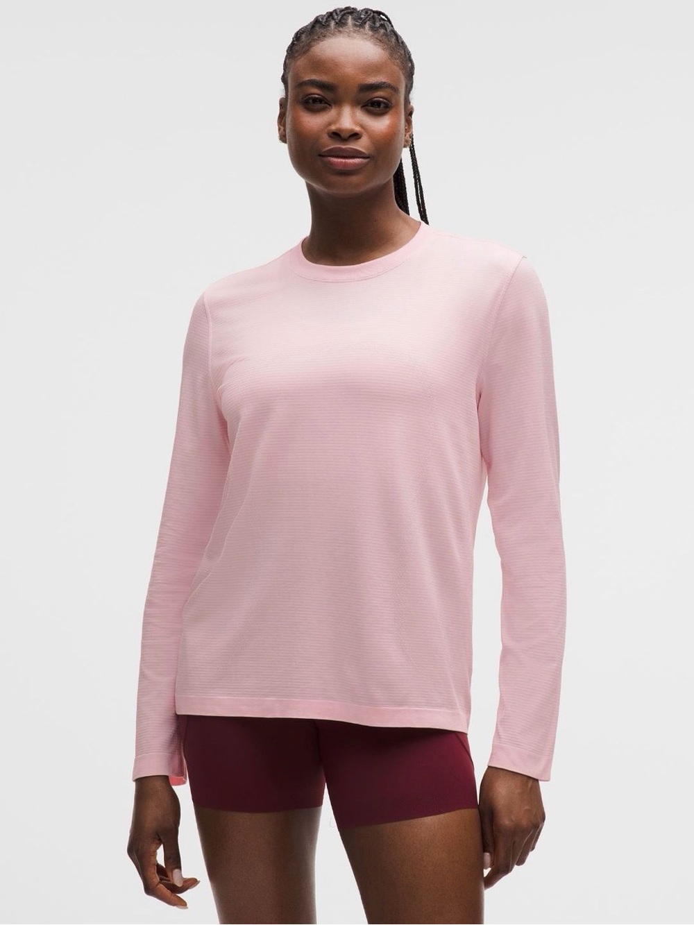 New✨ Lululemon Latest Swiftly Relaxed Long Sleeve Shirt Top Updated Fit 6 Pink